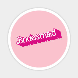 Bridesmaid Barbie logo Magnet